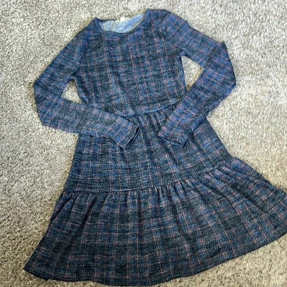 bebop blue dress Bebop Navy Blue and White Polka Dot Tube Top Dress, Sleeveless Dress, I Love Lucy Dress, Size Medium